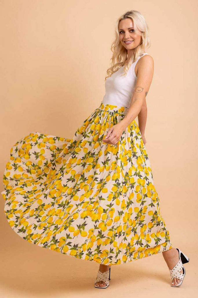 Lemon maxi skirt hotsell