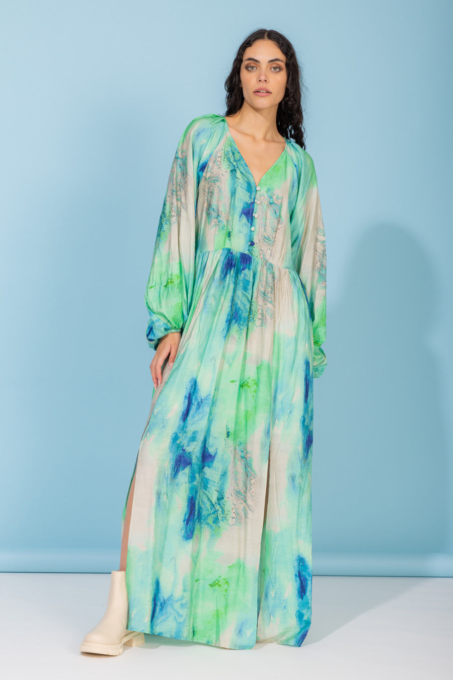 Tie Dye Maxi Dress 