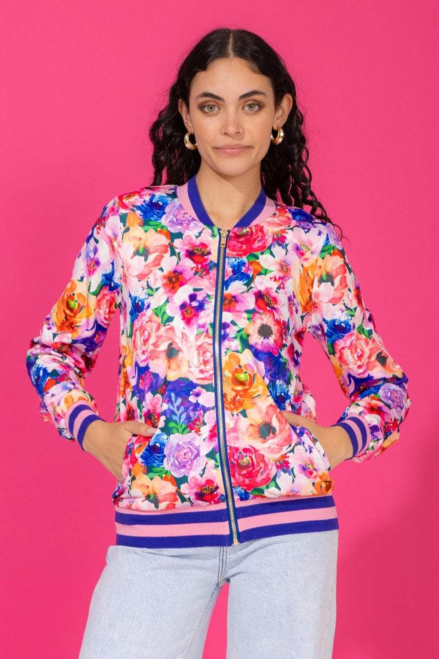 Buy Josephine Bomber by Exclusive Print Sweaters online Augustine