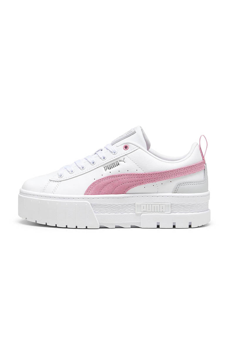 PUMA Mayze Lth White Pink Sneaker