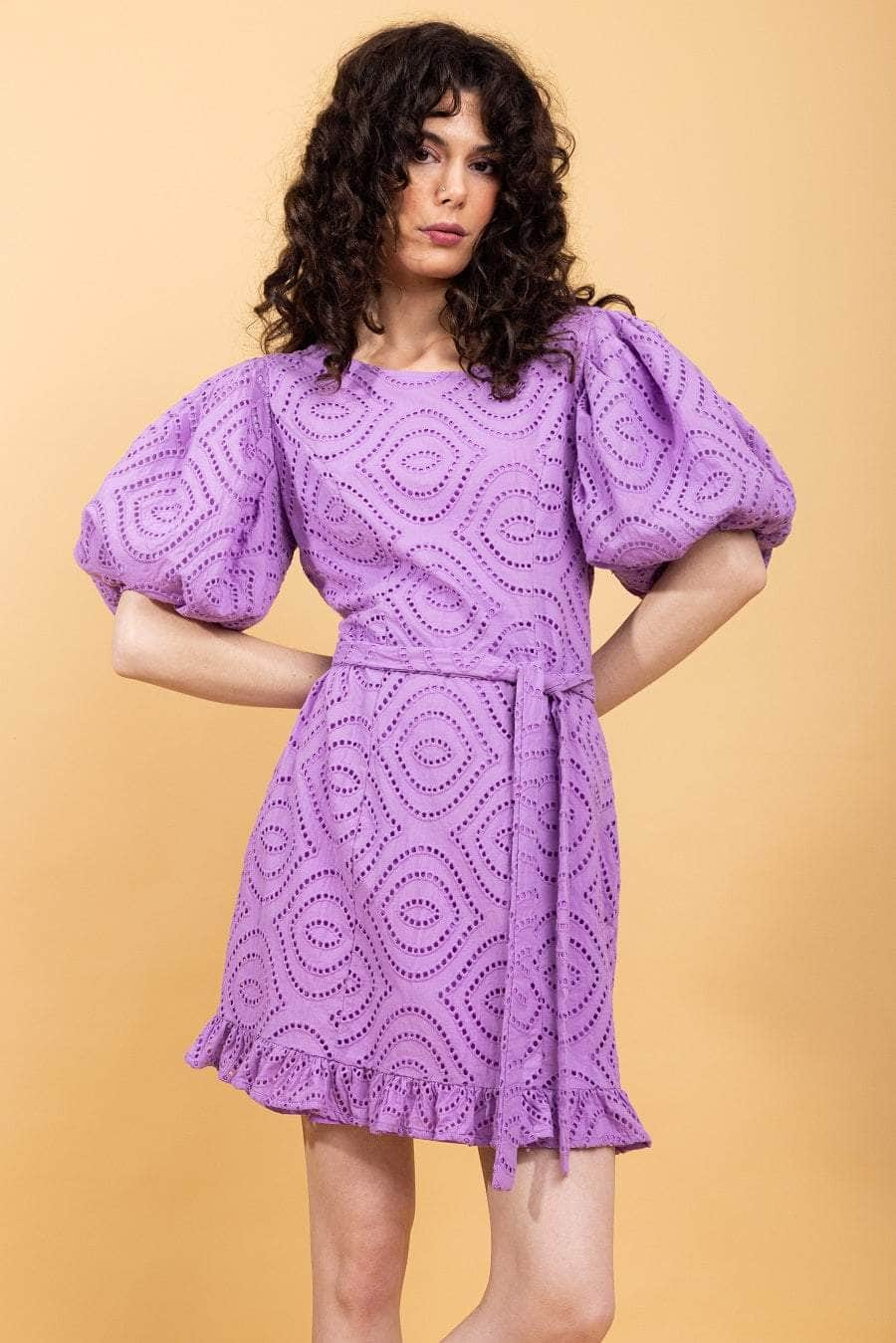  Embriodered Cotton Dress 