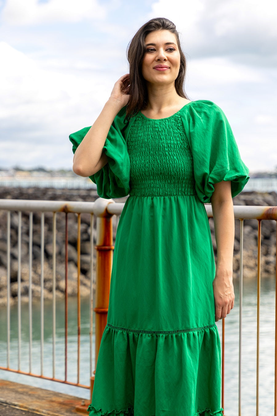 Lydia Maxi Dress Green