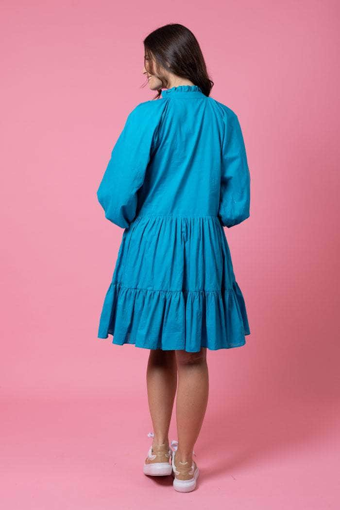 Alexia Floaty Dress Turquoise