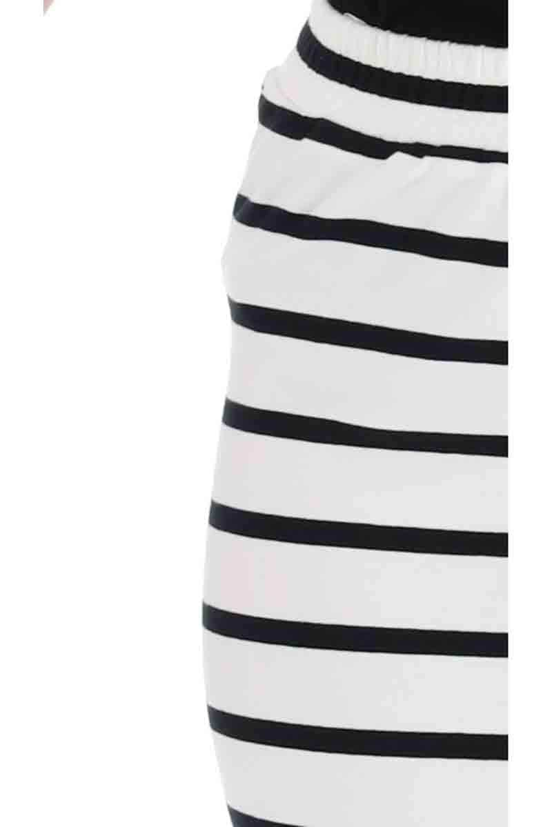 Black and white striped skirt nz best sale