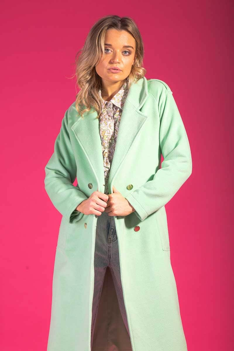 Buy Kendra Coat Green by Charlo online Augustine