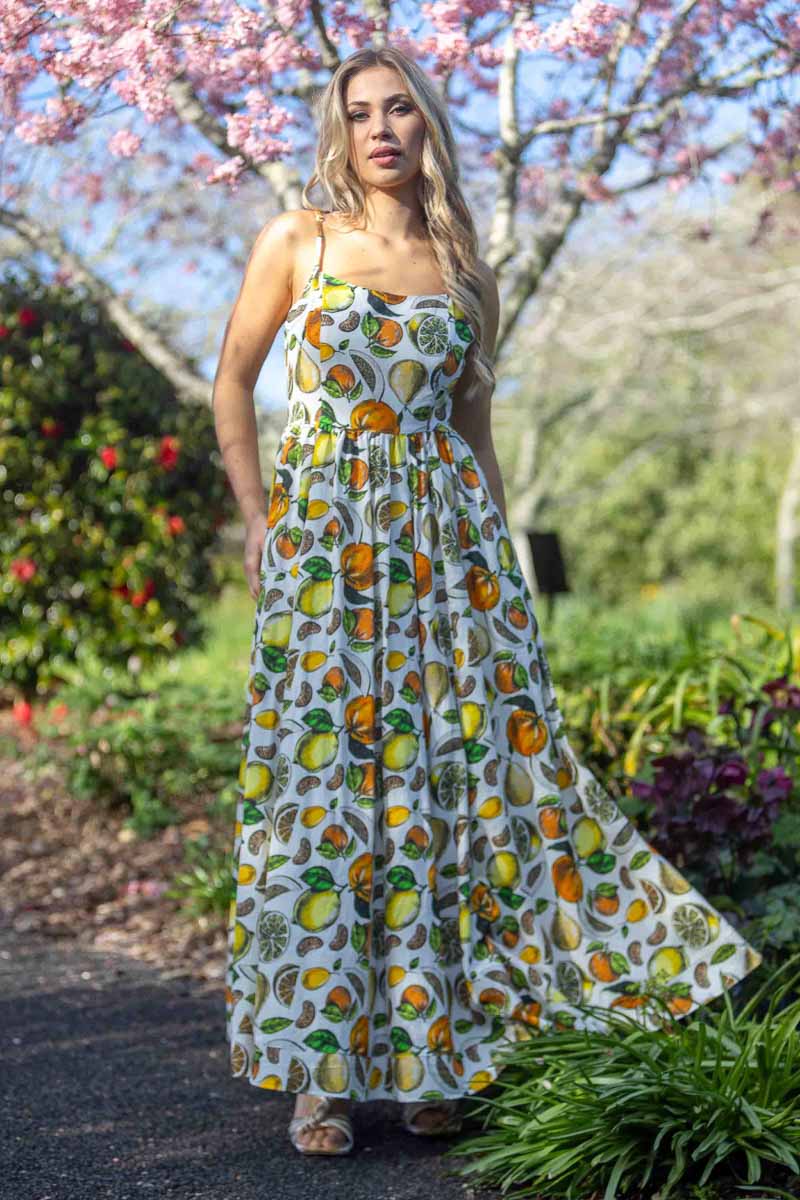 Buy Chloe Maxi Dress Fruity by Augustine online Augustine