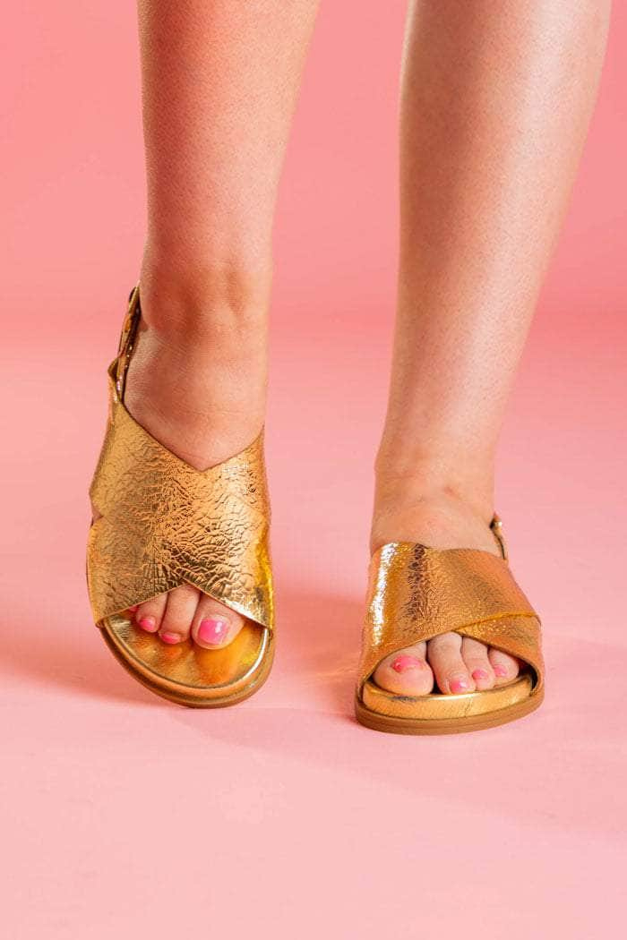 Clover Sandal Gold