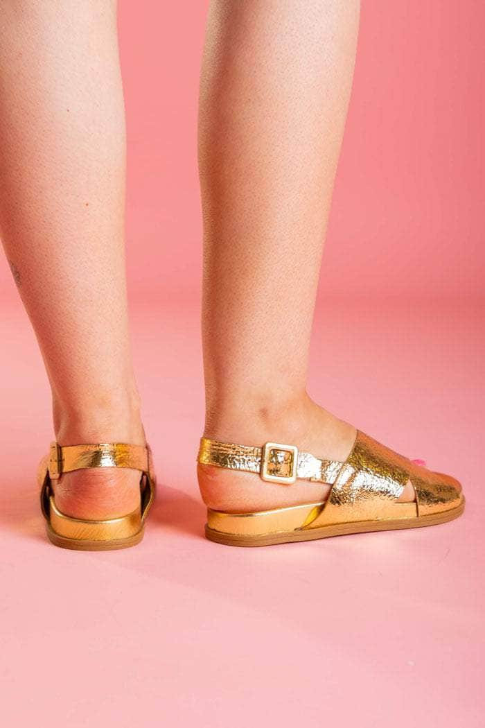 Clover Sandal Gold