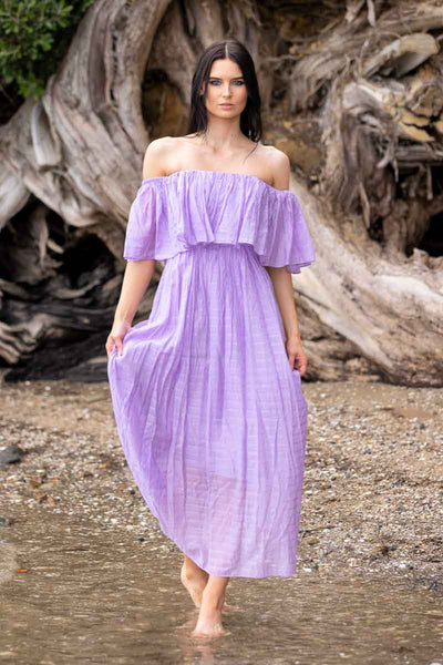 Lilac floaty dress sales