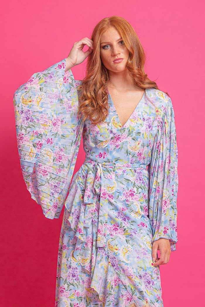 Daisy wrap dress online