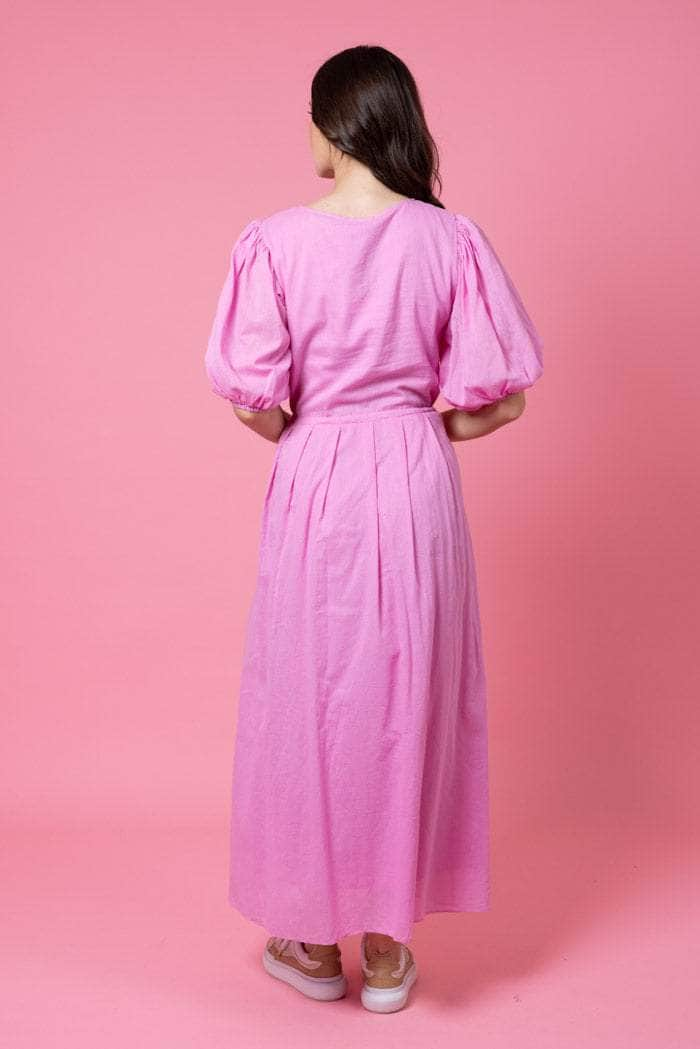 Dolly Midi Dress Pink