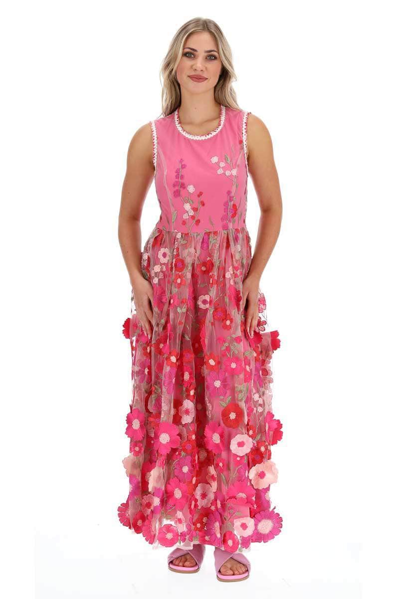 Buy Garden Maxi Dress Floral Lace by Augustine online Augustine