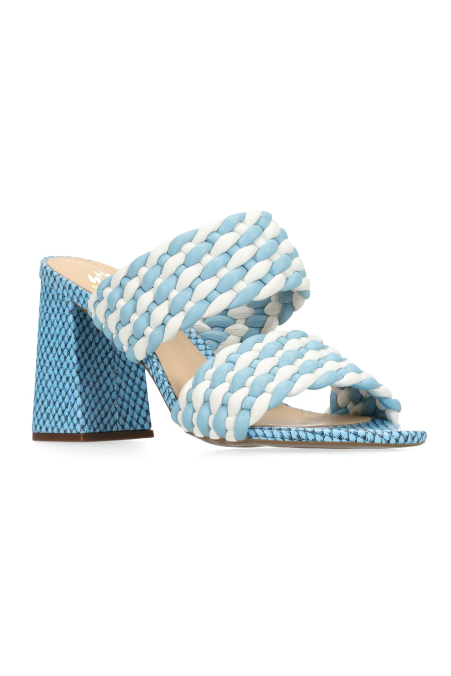 Sienna Heel Blue/Cream