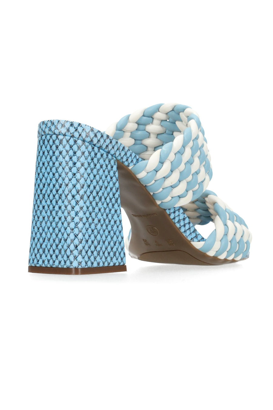 Sienna Heel Blue/Cream