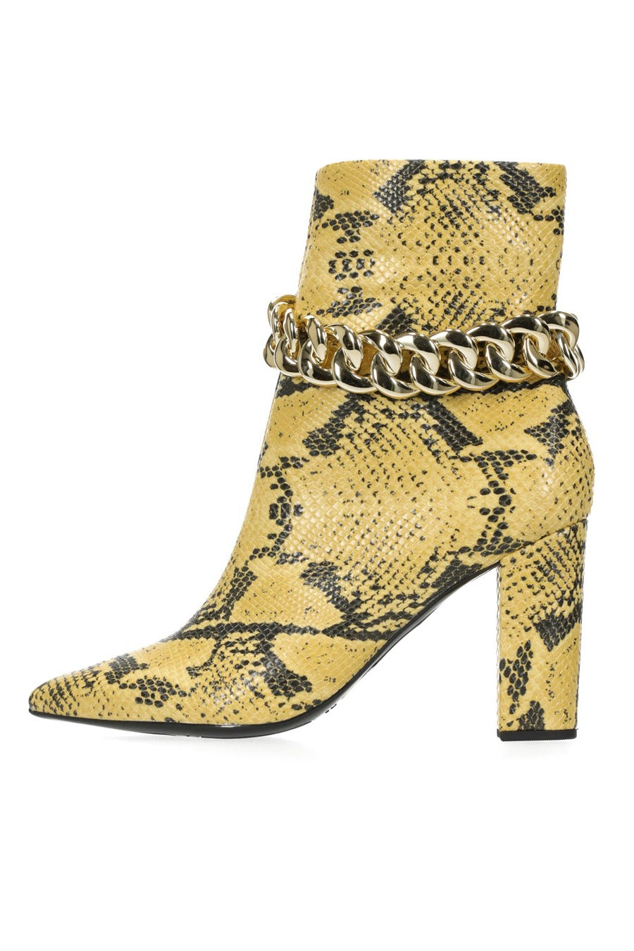 Yellow snake best sale print boots