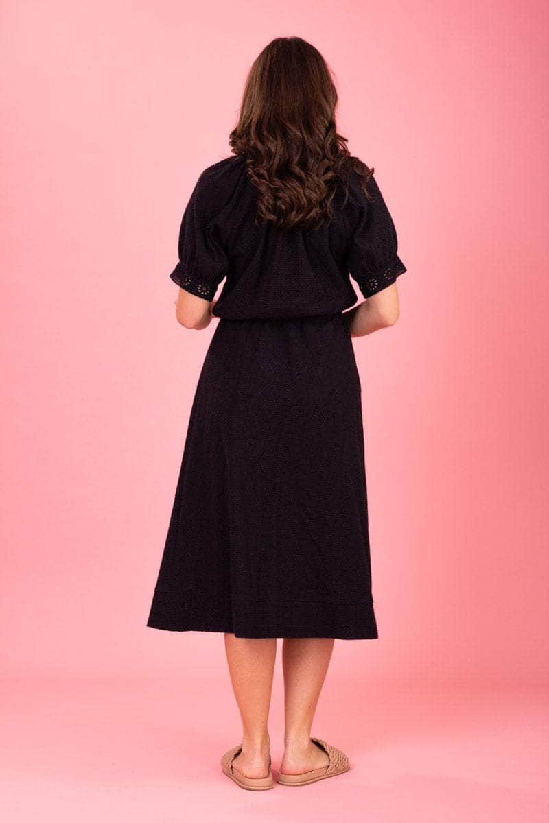 Haddie Midi Dress Black