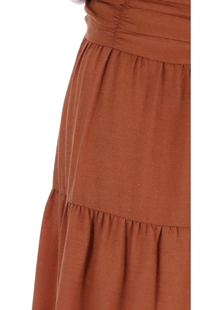 Indi Maxi Skirt Rust