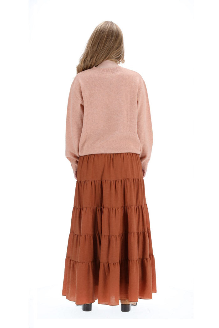 Indi Maxi Skirt Rust