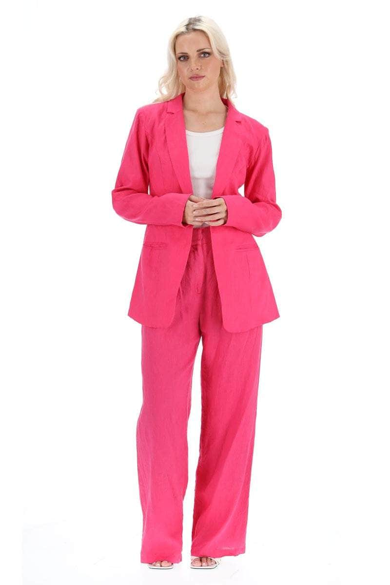 Pink blazer sale clearance