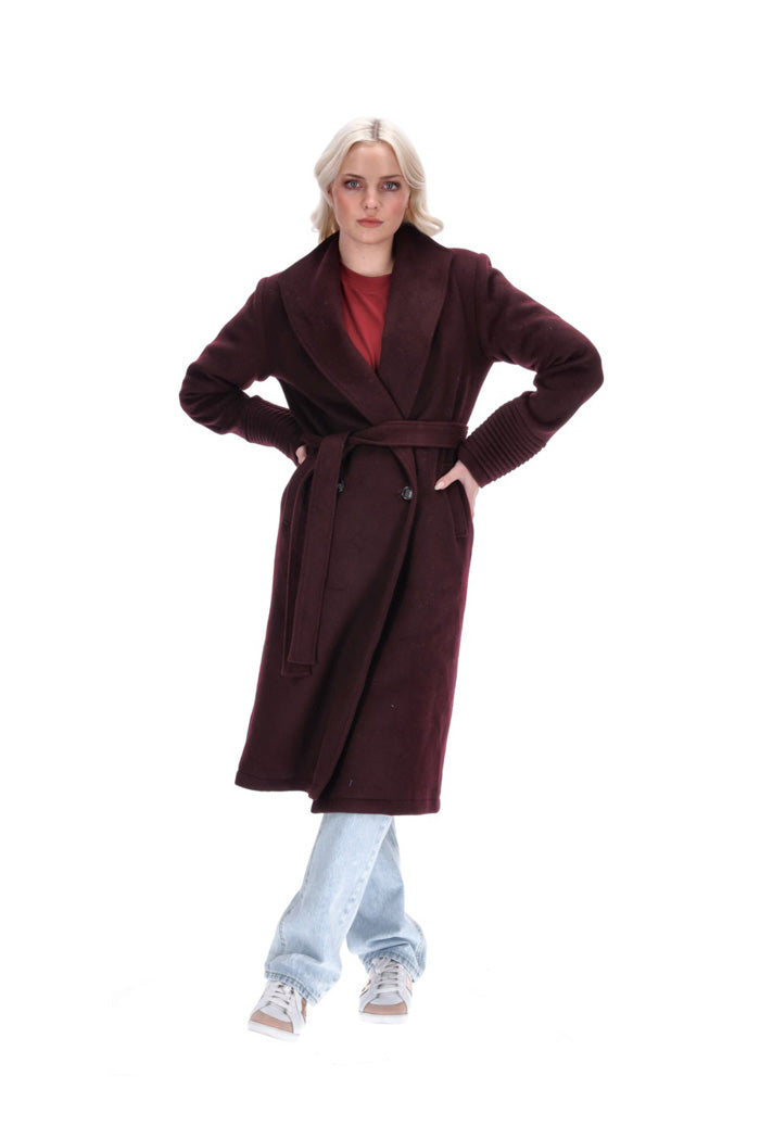 Jess Coat Burgundy