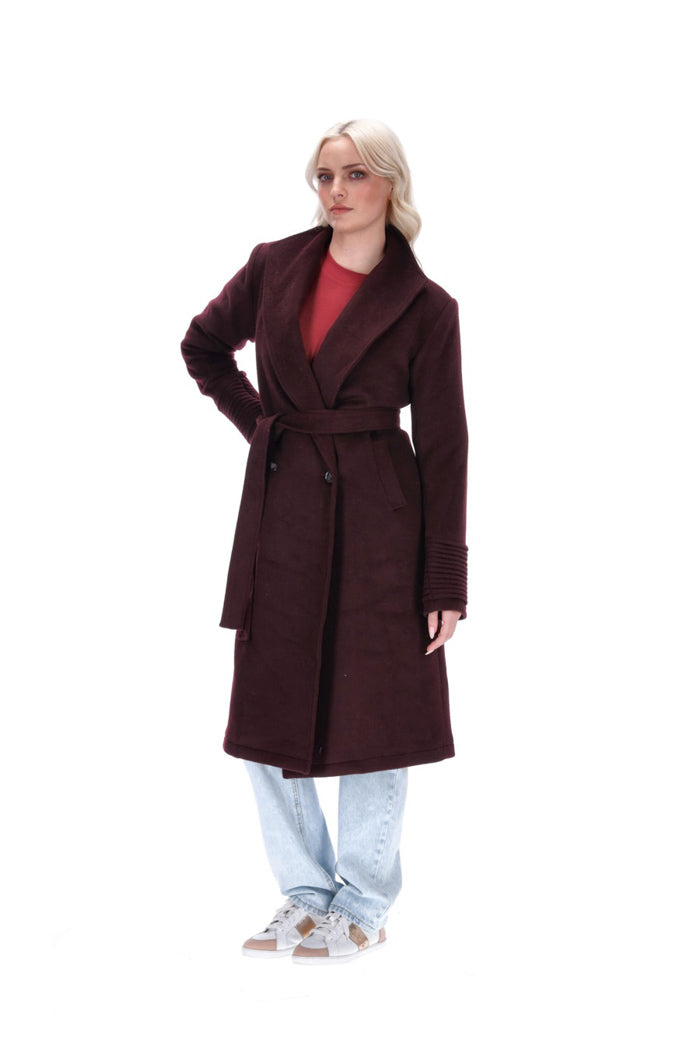 Jess Coat Burgundy