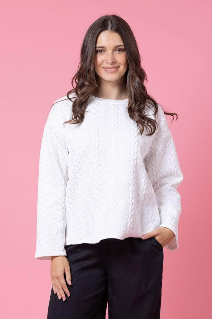 white bell sleeve top plus size