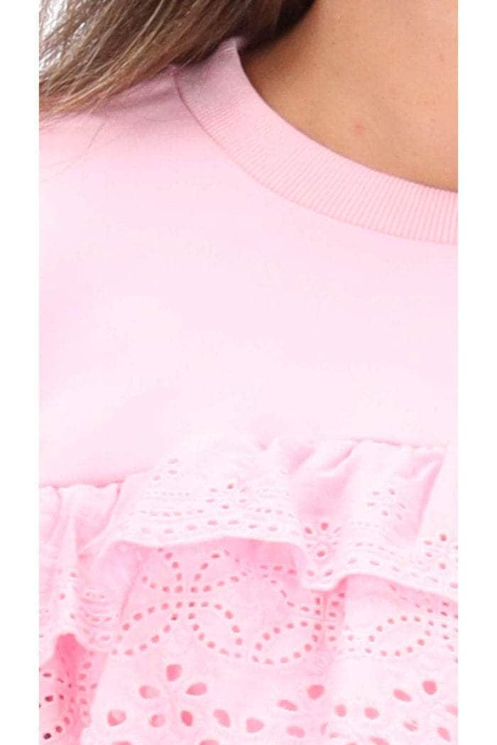 Lucy Cotton Sweater Pink