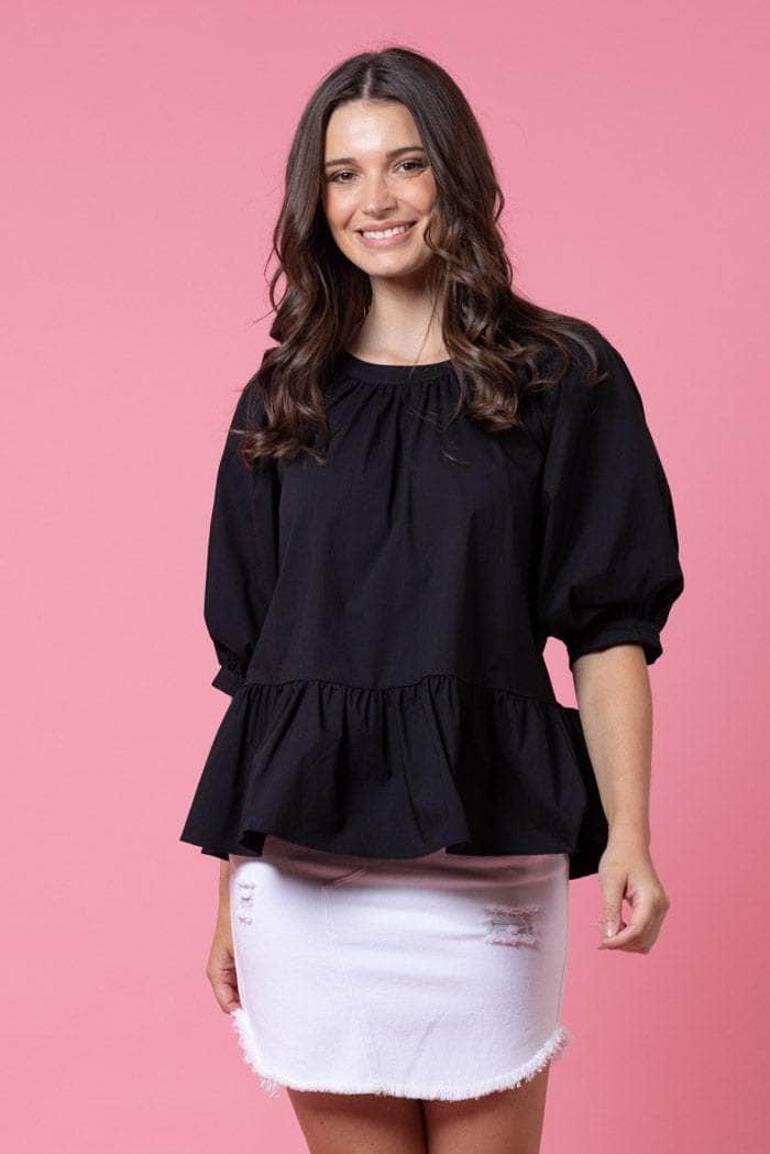 black top blouse