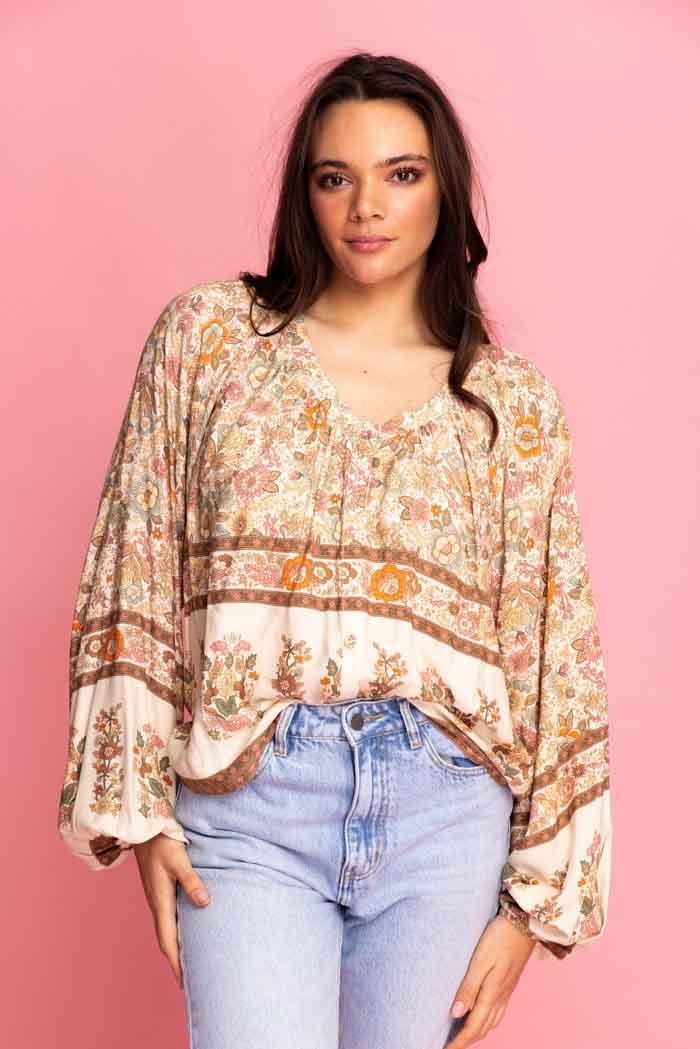 Madeline Blouse Viscose Boho