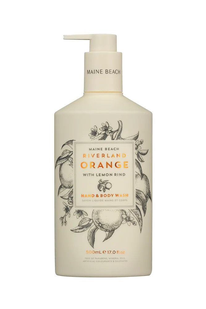 Maine Beach Hand & Body Wash 500ml RiverLand Orange