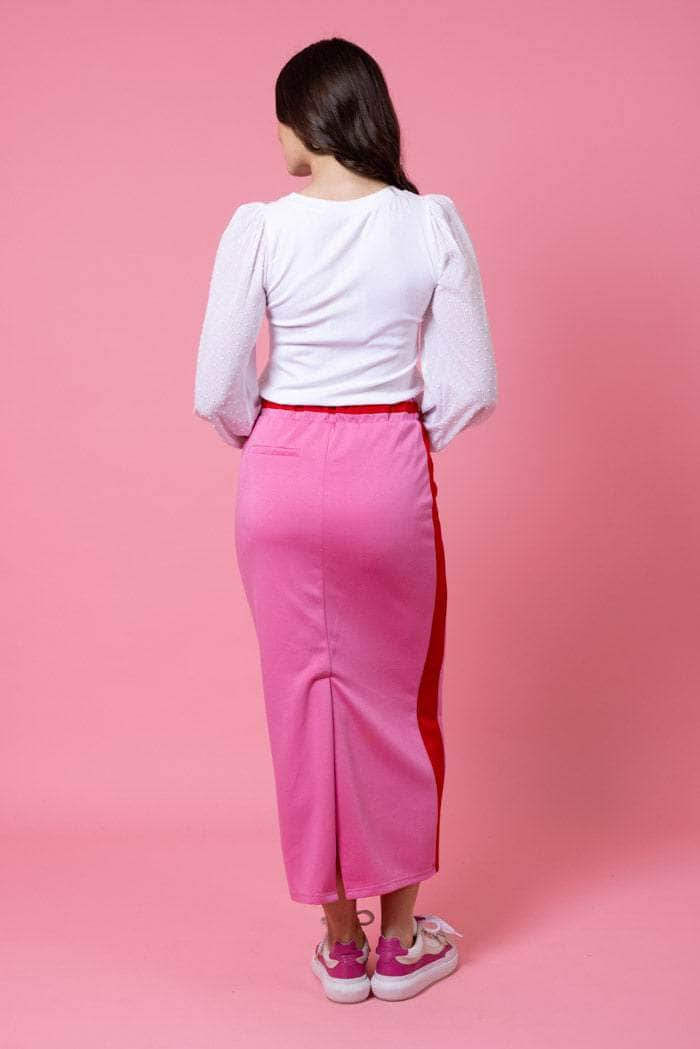 Mattie Sweater Skirt Pink