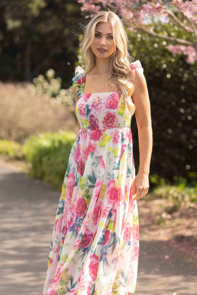 green tiered maxi dress plus size