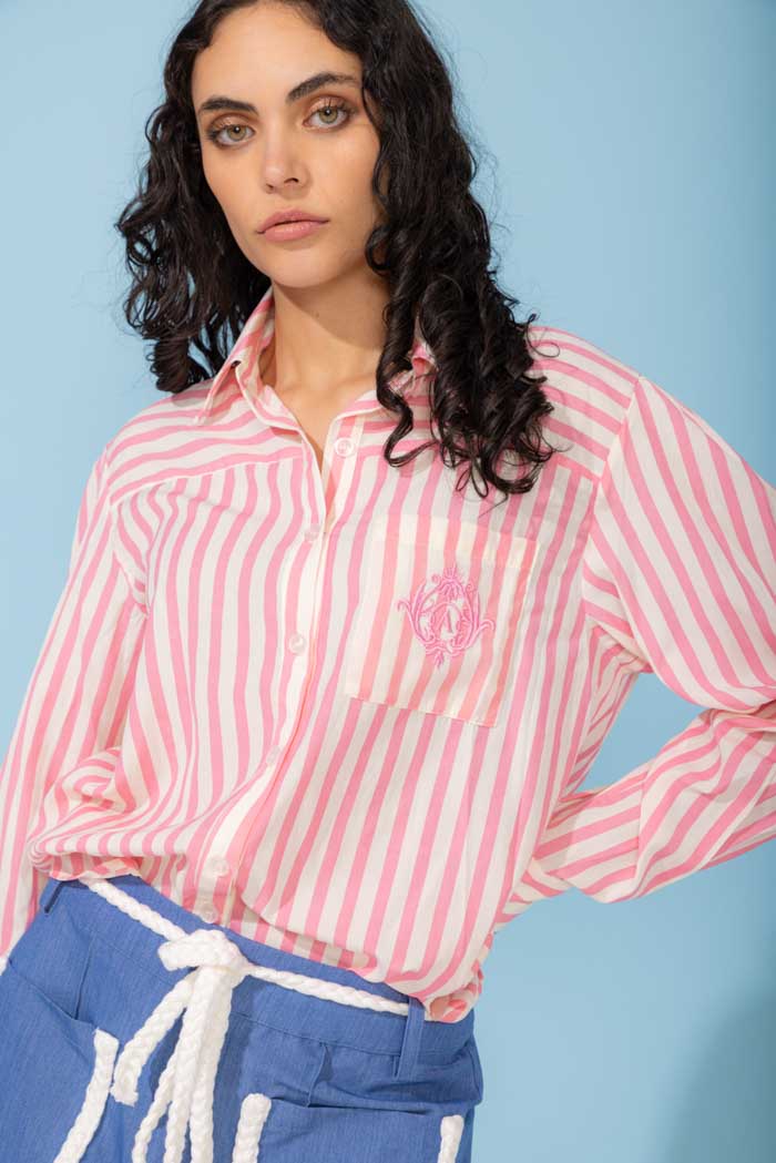 Nat Shirt Pink Stripe