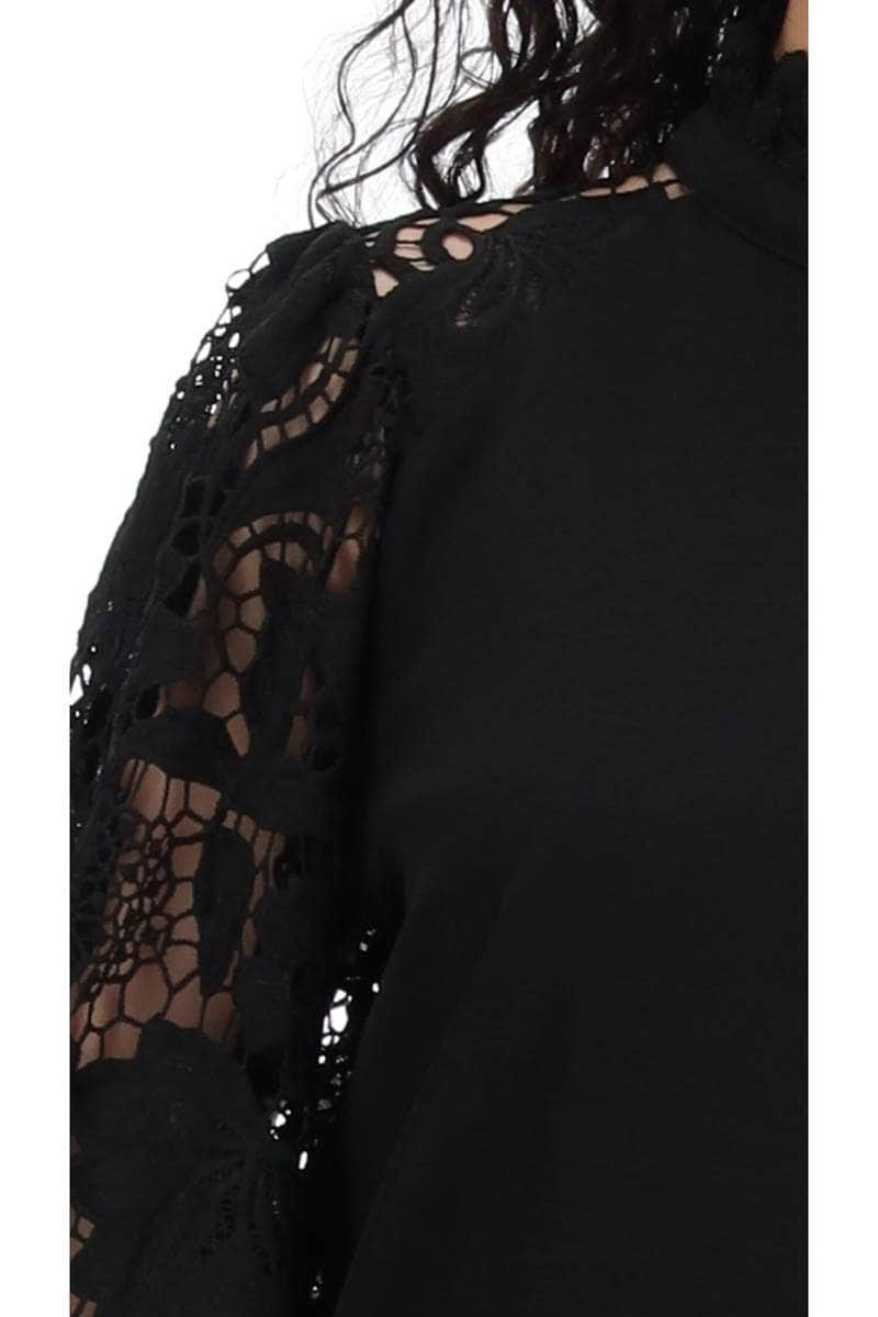 Noah Top Black Lace