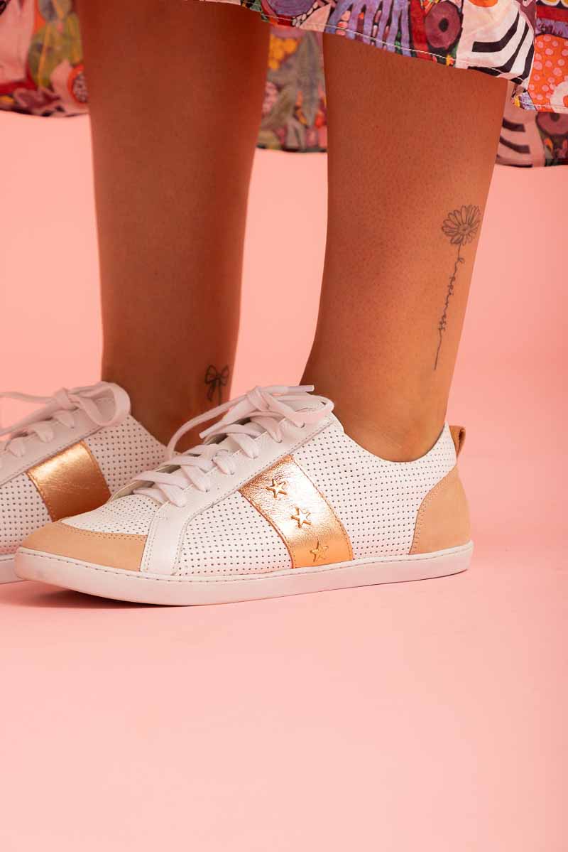 Poppy Sneaker Nude/Bronze