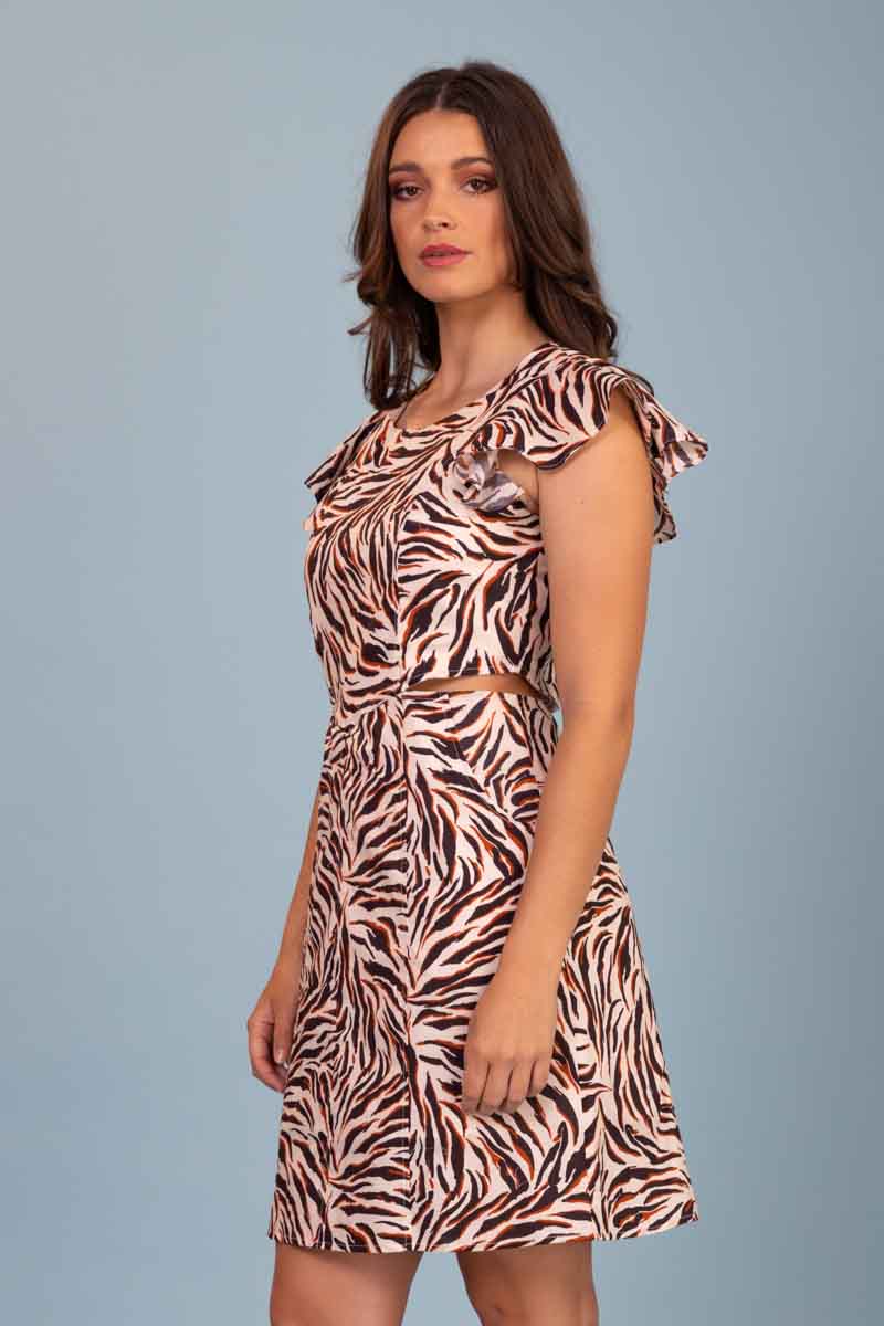 Rachel Dress Zebra