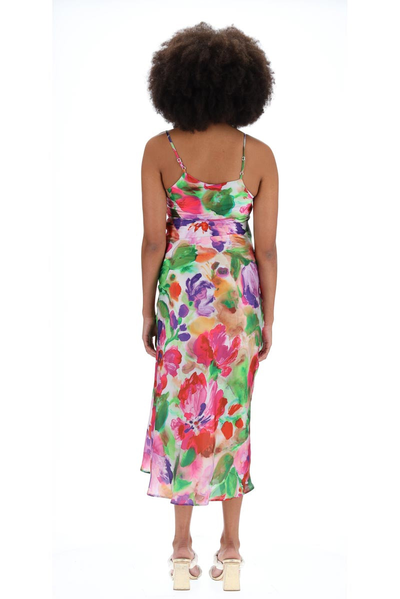 Saskia Floral Midi Dress