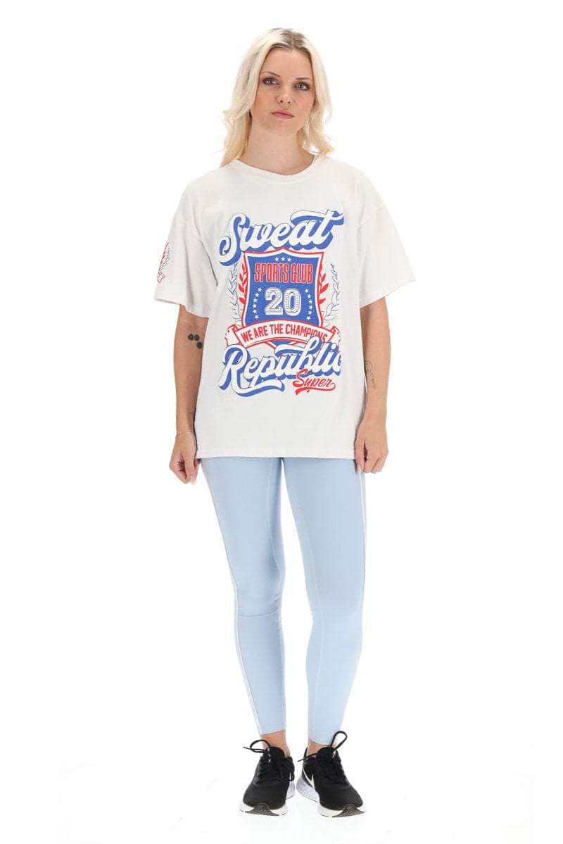 Buy We are the Champions Tee by Sweat Republic online Augustine