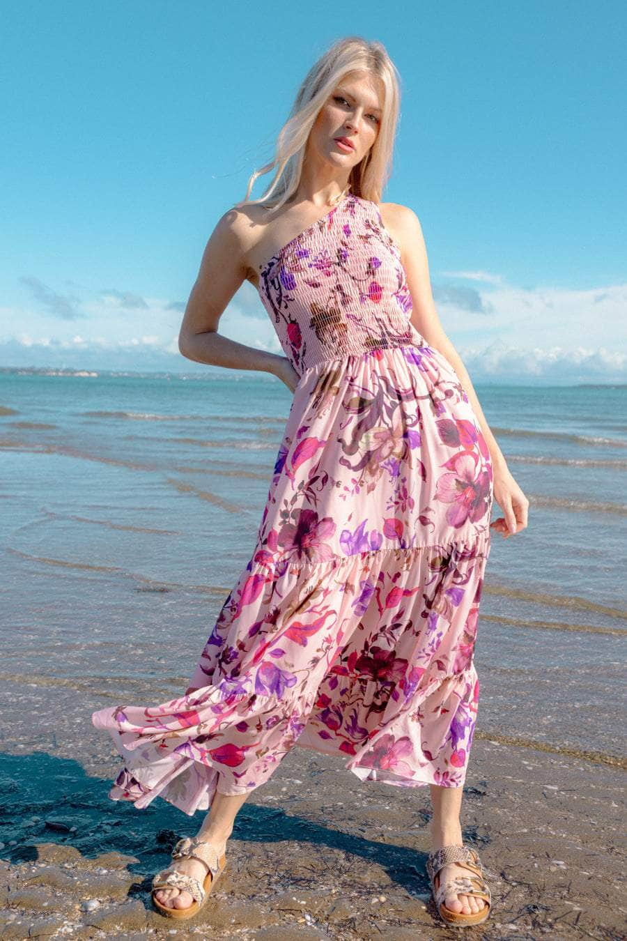 Buy Erin Blush Maxi Dress by Augustine online Augustine