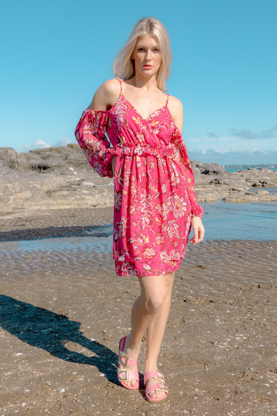 Pink Snake Print Shirt