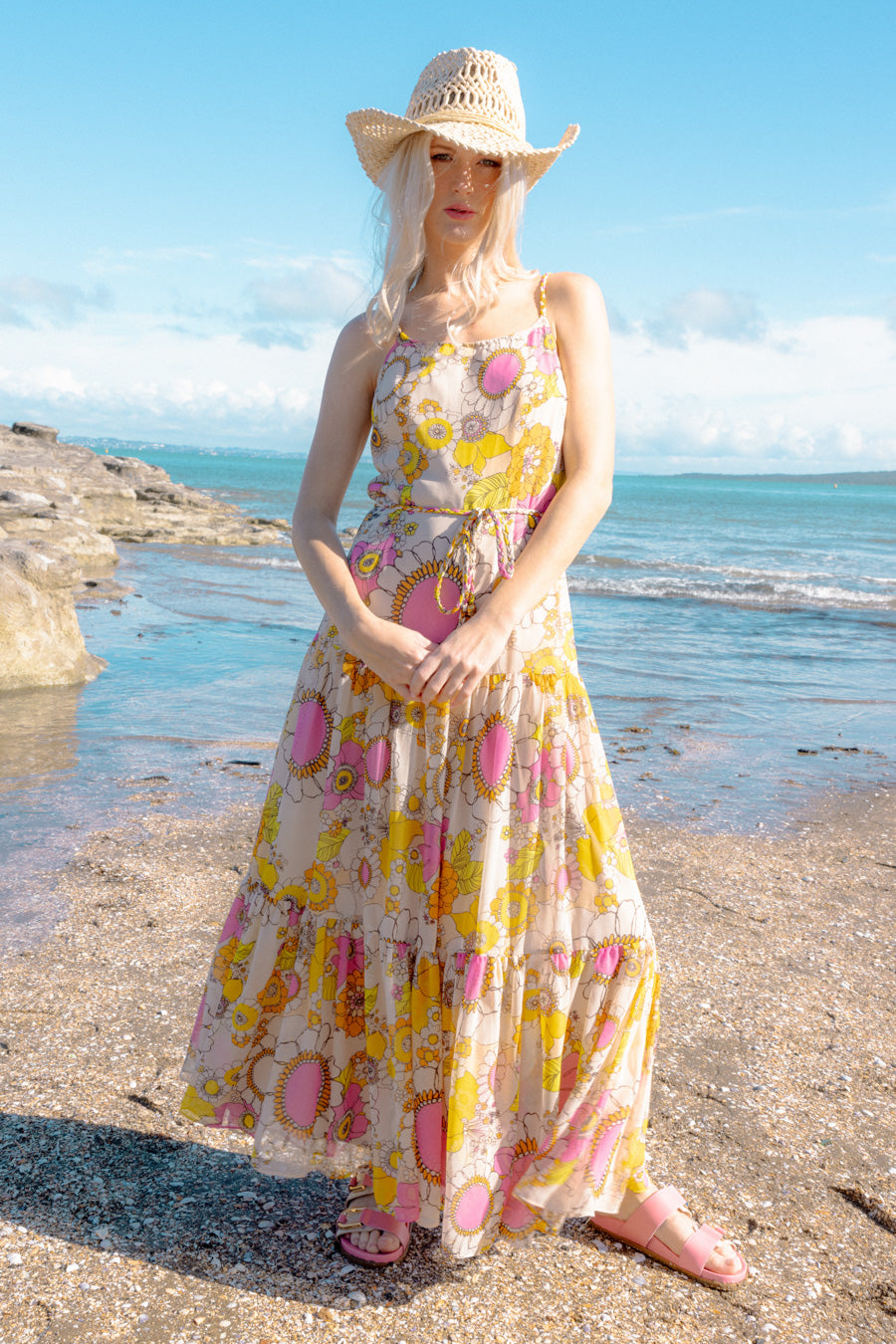 floral tiered dress