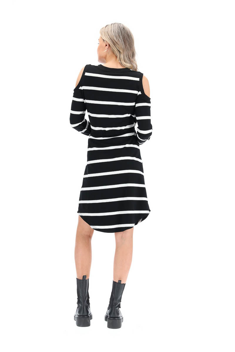 Ada Midi Dress Cotton Stripe