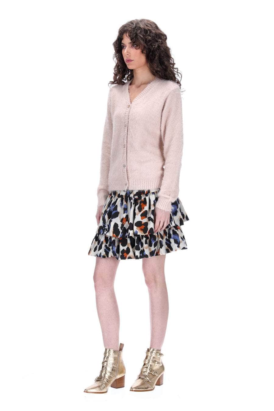 Buy Angelina Leopard Print Skirt by Amaya online Augustine