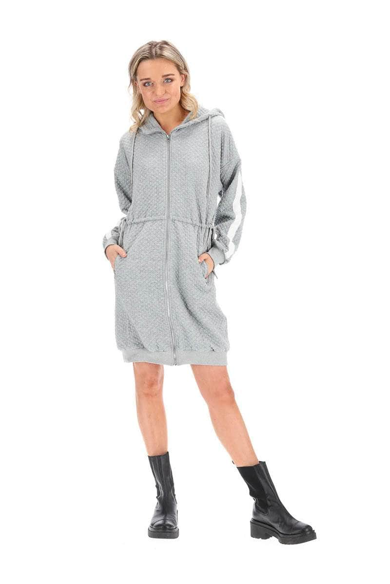 Buy Camryn Hooded Sweater Grey by Charlo online Augustine