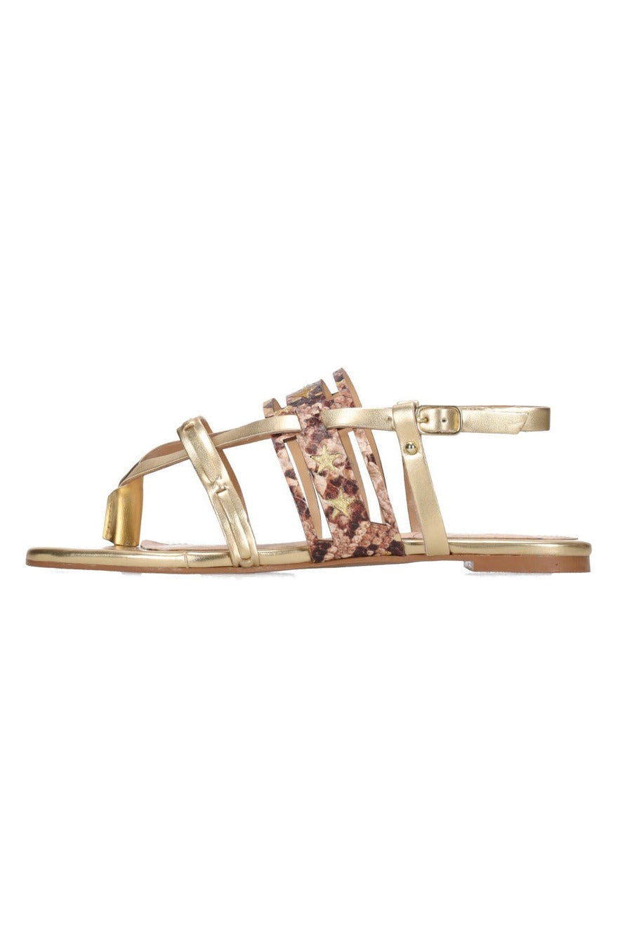 Indi Sandal Gold/Bronze Stars