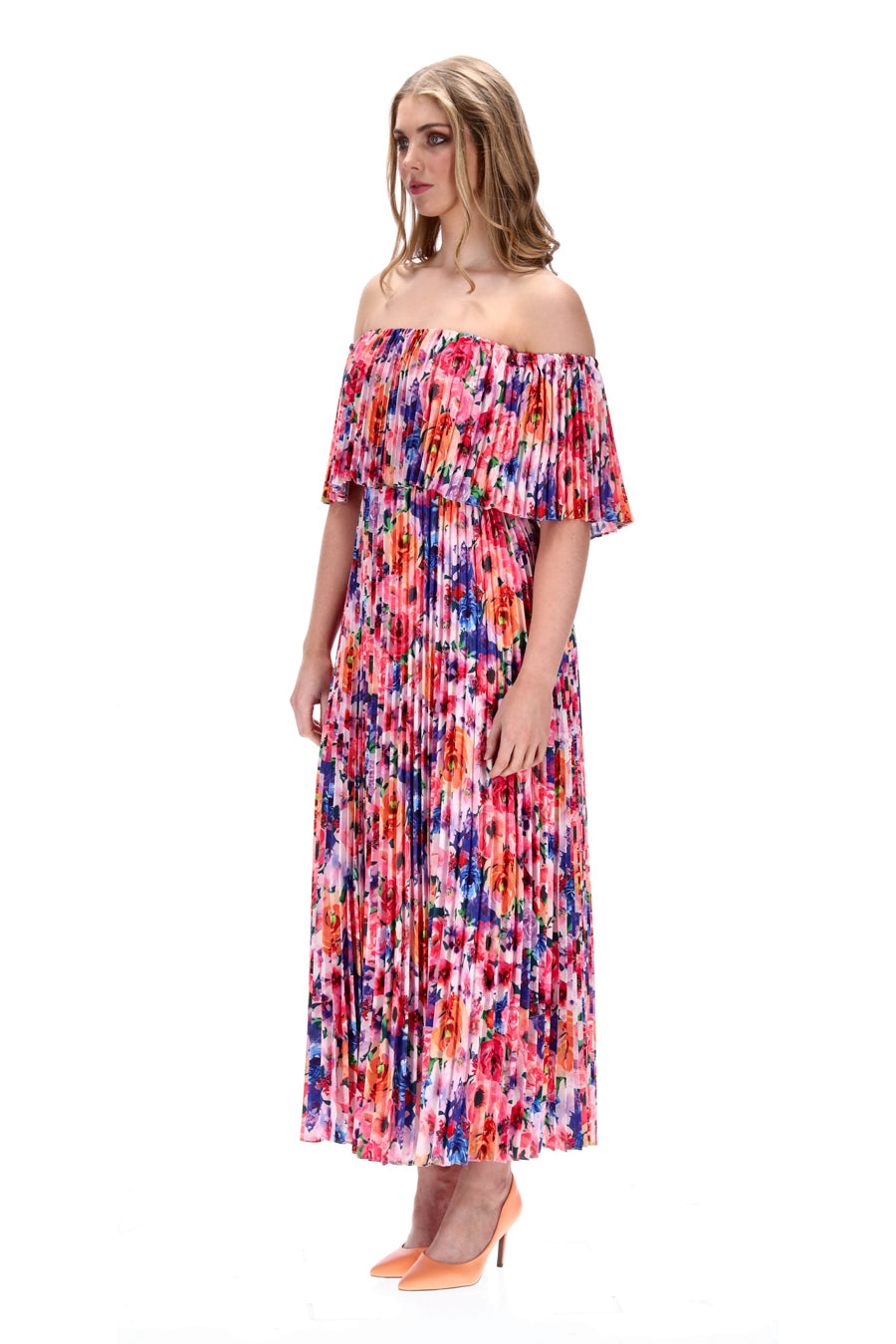 Strapless maxi dress