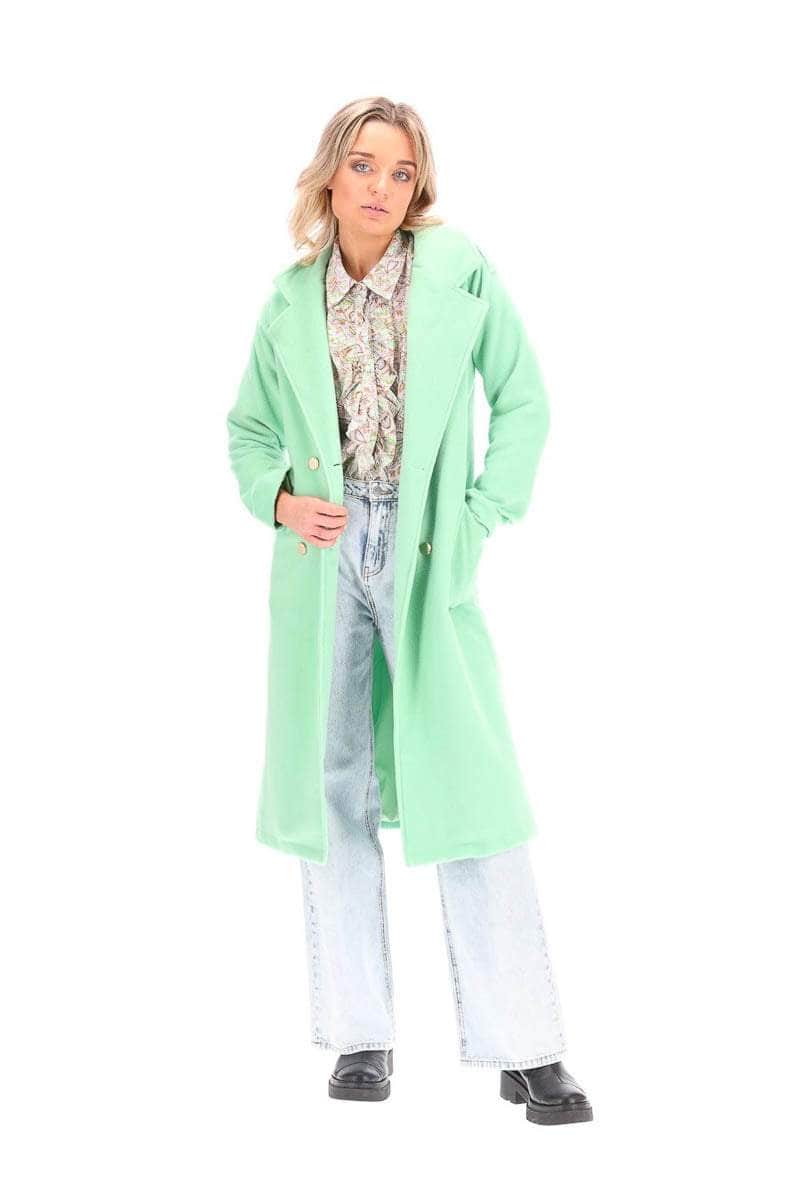 Mint color coat hotsell