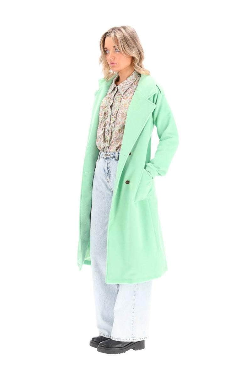 Mint green coat hotsell