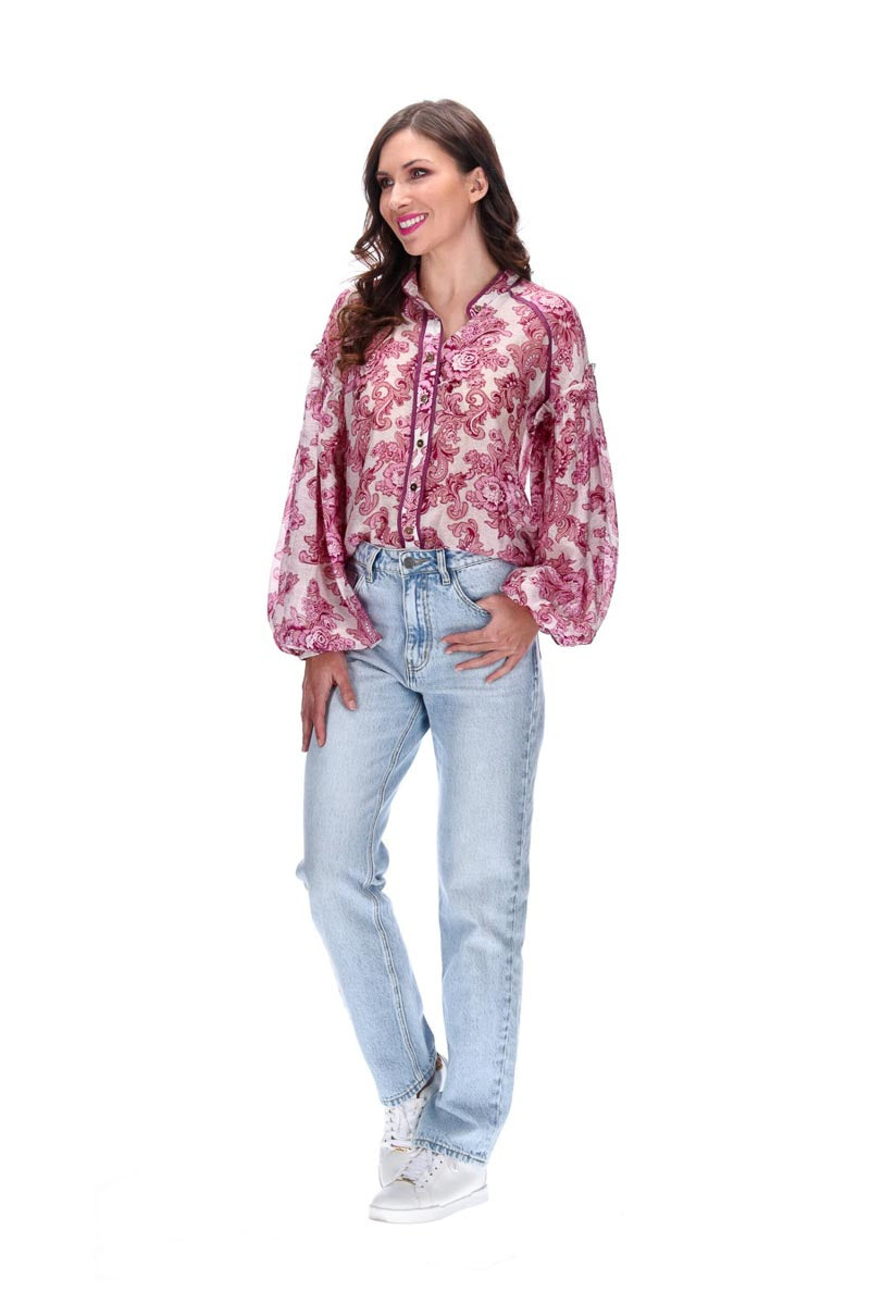 Maya Shirt Pink Print