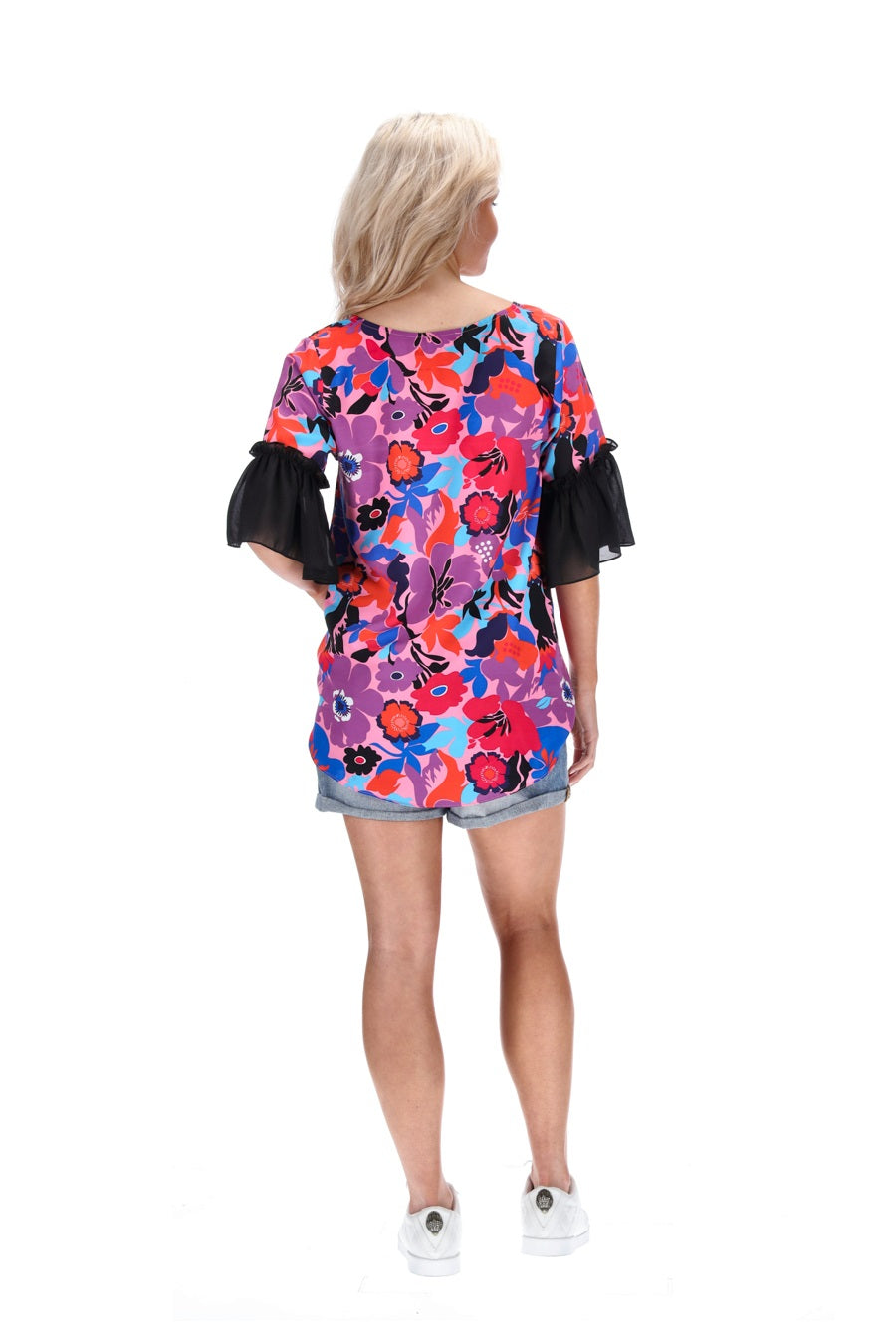 Top flower print